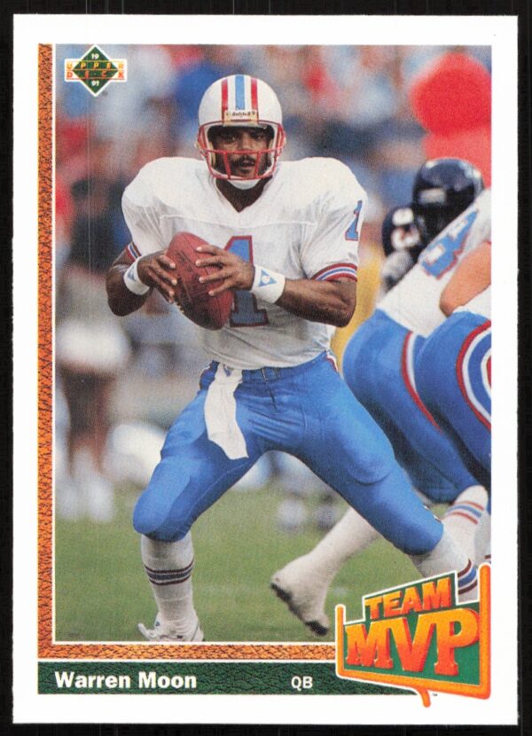 1991 Upper Deck Warren Moon #460 (Front)