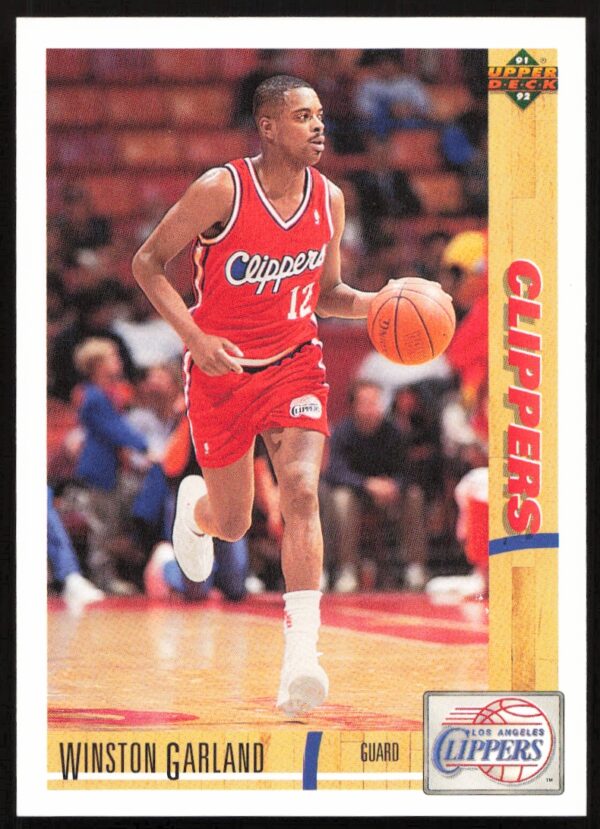 1991 Upper Deck Winston Garland #40 (Front)