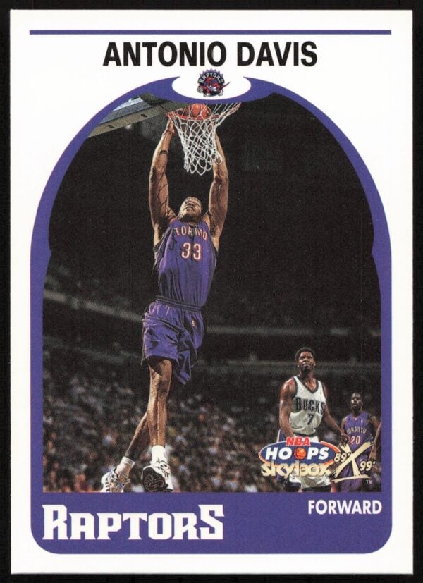 1999-00 Skybox NBA Hoops Decade Antonio Davis #176 (Front)