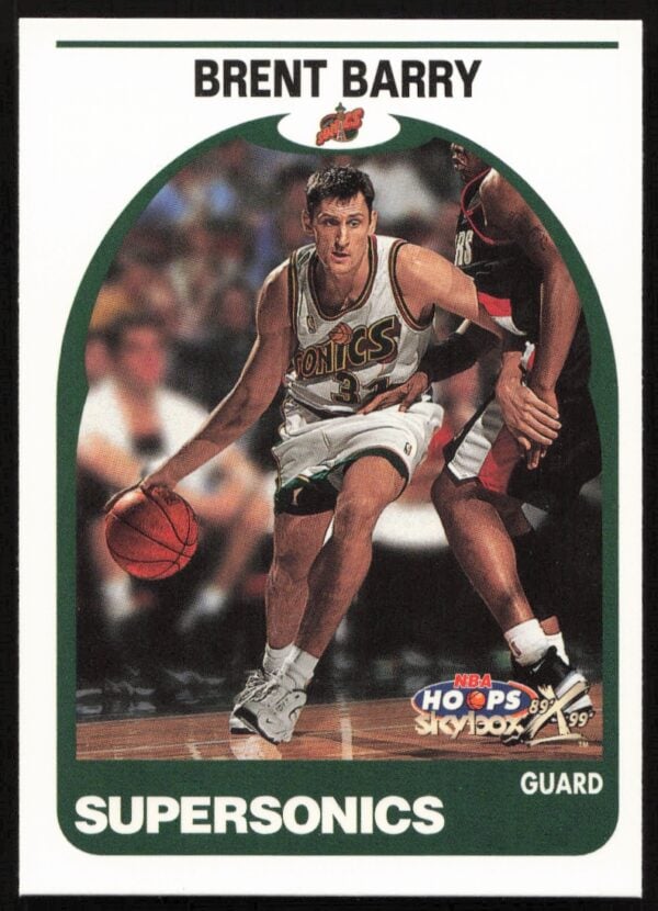 1999-00 Skybox NBA Hoops Decade Brent Barry #102 (Front)