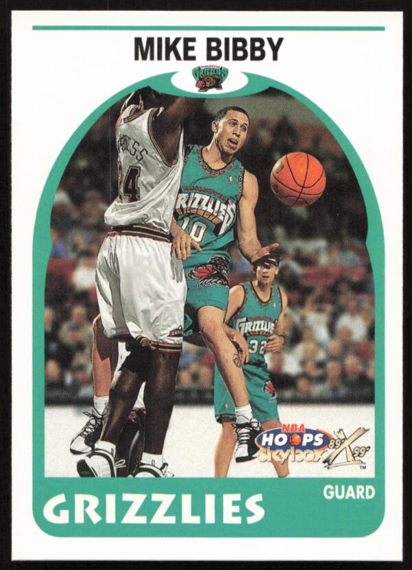 1999-00 Skybox NBA Hoops Decade Mike Bibby #115 (Front)