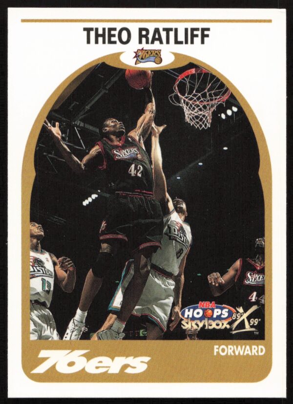 1999-00 Skybox NBA Hoops Decade Theo Ratliff #178 (Front)