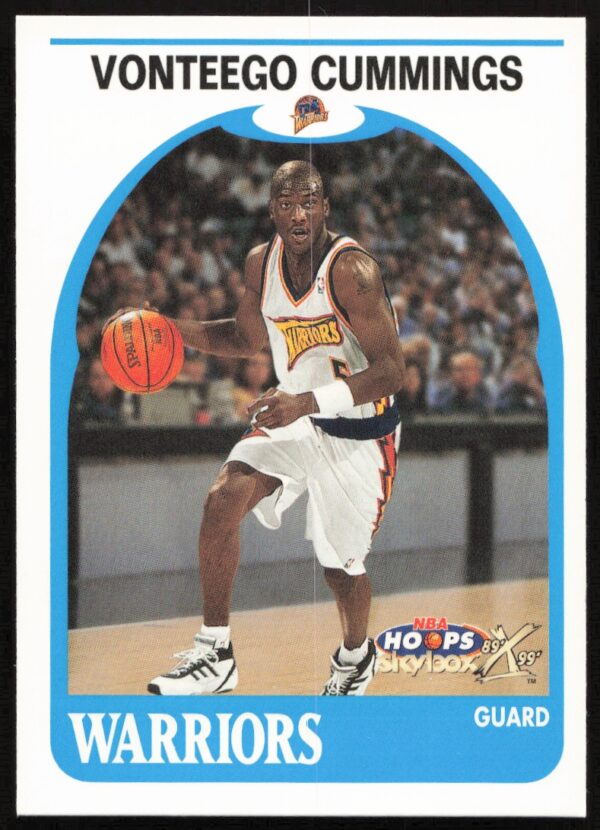 1999-00 Skybox NBA Hoops Decade Vonteego Cummings #162 (Front)