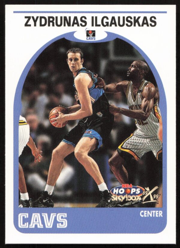 1999-00 Skybox NBA Hoops Decade Zydrunas Ilgauskas #124 (Front)