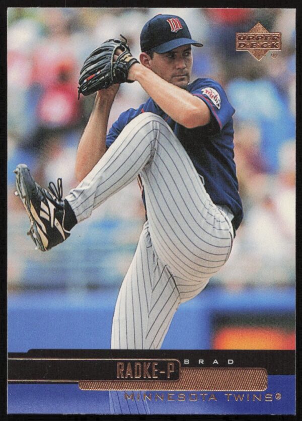 2000 Upper Deck Brad Radke #158 (Front)