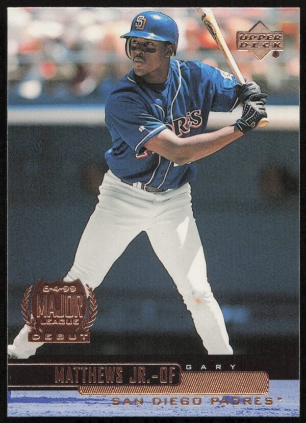 2000 Upper Deck Gary Matthews Jr. #217 (Front)