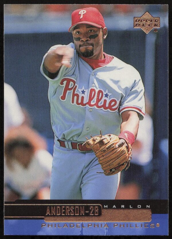 2000 Upper Deck Marlon Anderson #195 (Front)