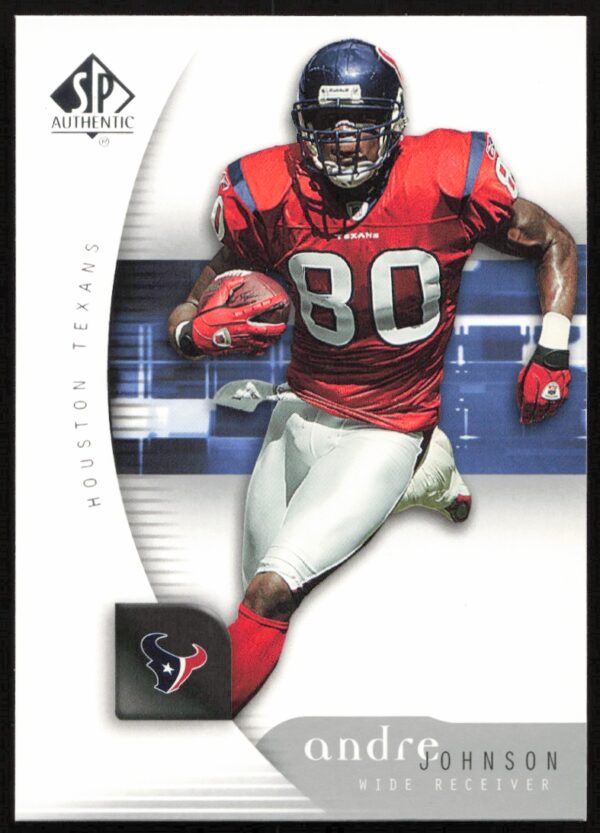 2005 Upper Deck SP Authentic Andre Johnson #34 (Front)