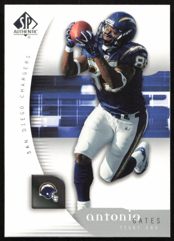 2005 Upper Deck SP Authentic Antonio Gates #72 (Front)