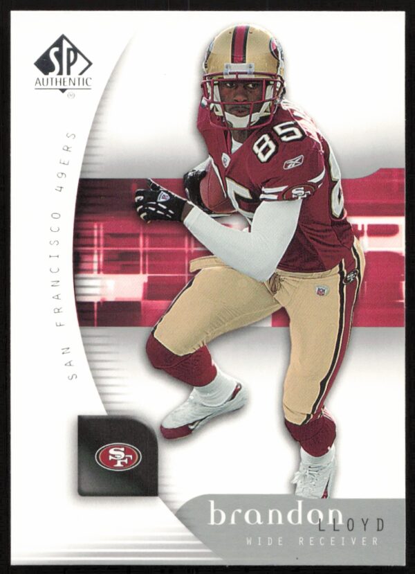 2005 Upper Deck SP Authentic Brandon Lloyd #75 (Front)