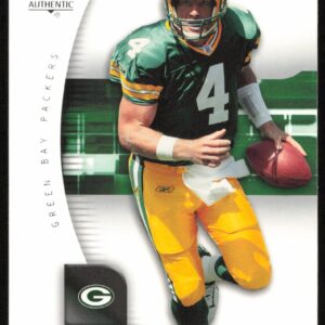 2005 Upper Deck SP Authentic Brett Favre #30 (Front)