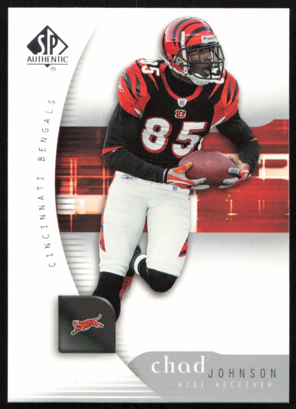 2005 Upper Deck SP Authentic Chad Johnson #19 (Front)