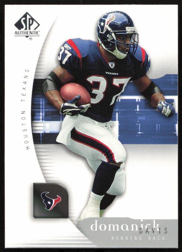 2005 Upper Deck SP Authentic Domanick Davis #35 (Front)