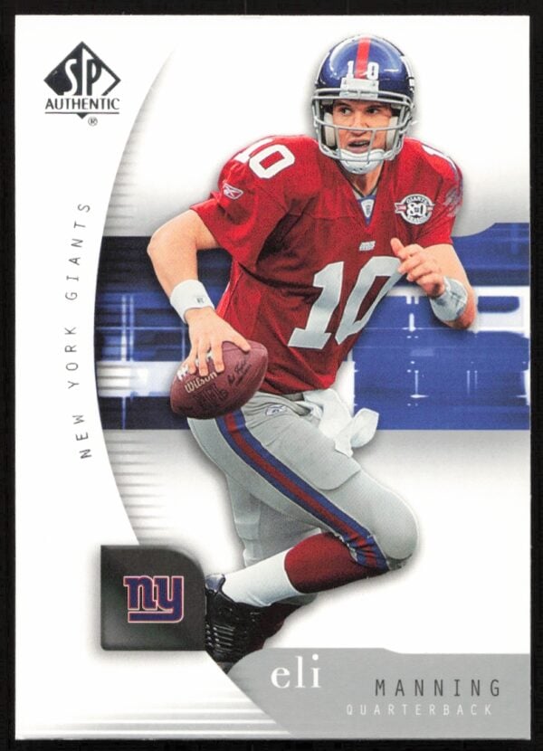 2005 Upper Deck SP Authentic Eli Manning #56 (Front)