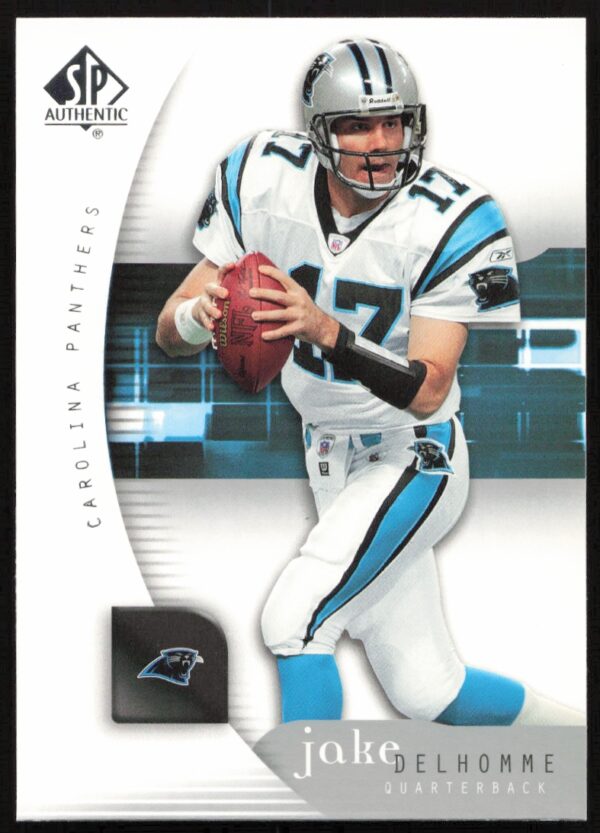 2005 Upper Deck SP Authentic Jake Delhomme #12 (Front)