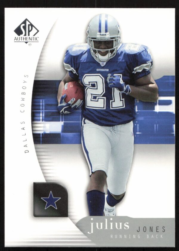 2005 Upper Deck SP Authentic Julius Jones #22 (Front)