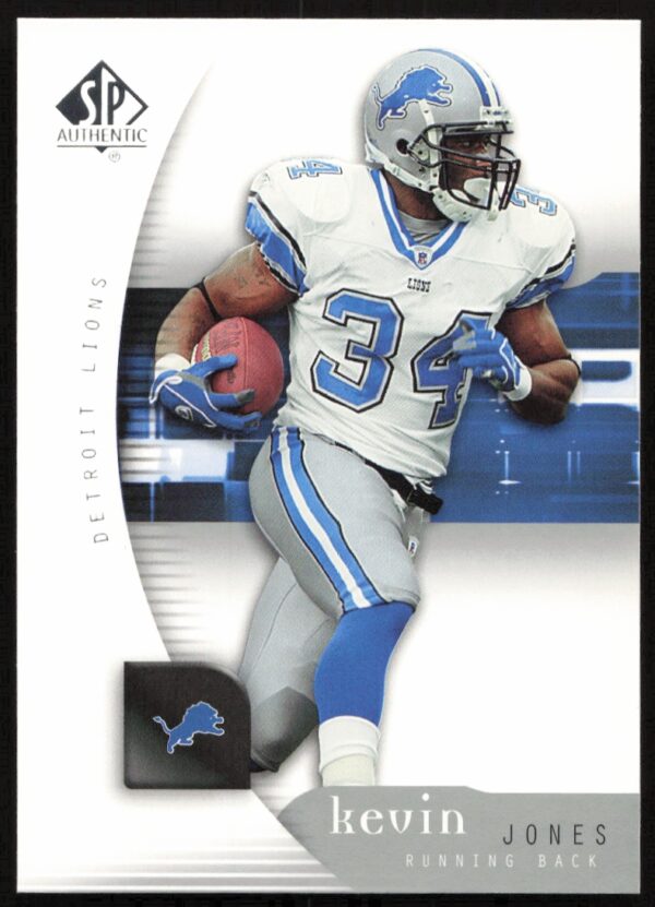 2005 Upper Deck SP Authentic Kevin Jones #28 (Front)