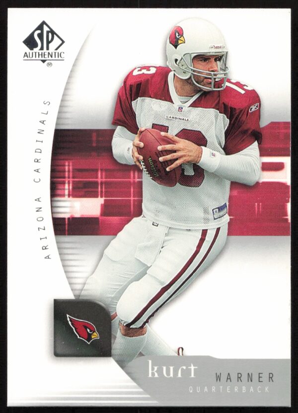 2005 Upper Deck SP Authentic Kurt Warner #1 (Front)