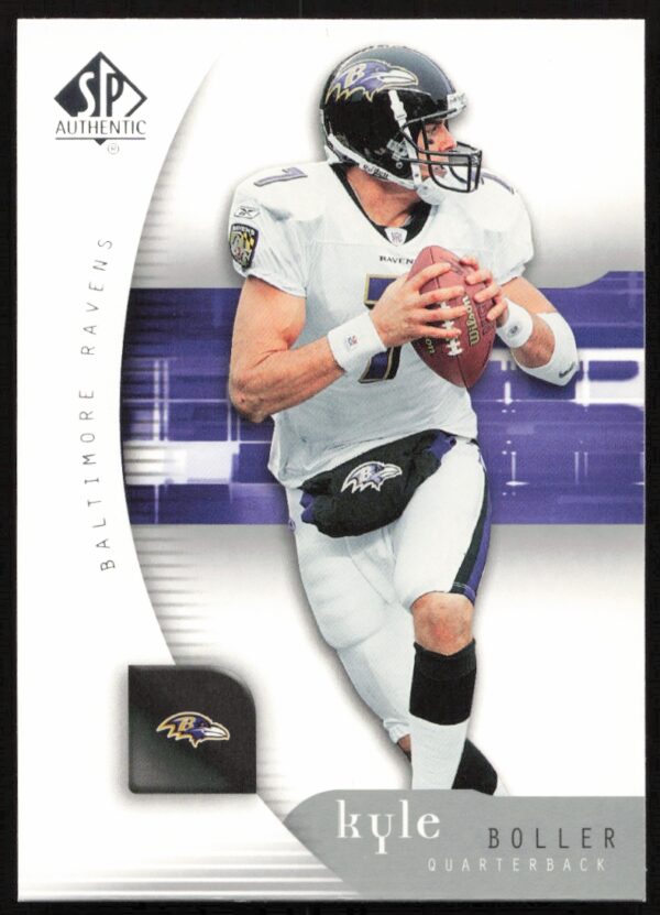 2005 Upper Deck SP Authentic Kyle Boller #7 (Front)