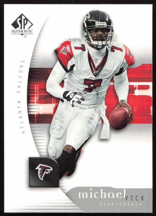 2005 Upper Deck SP Authentic Michael Vick #4 (Front)