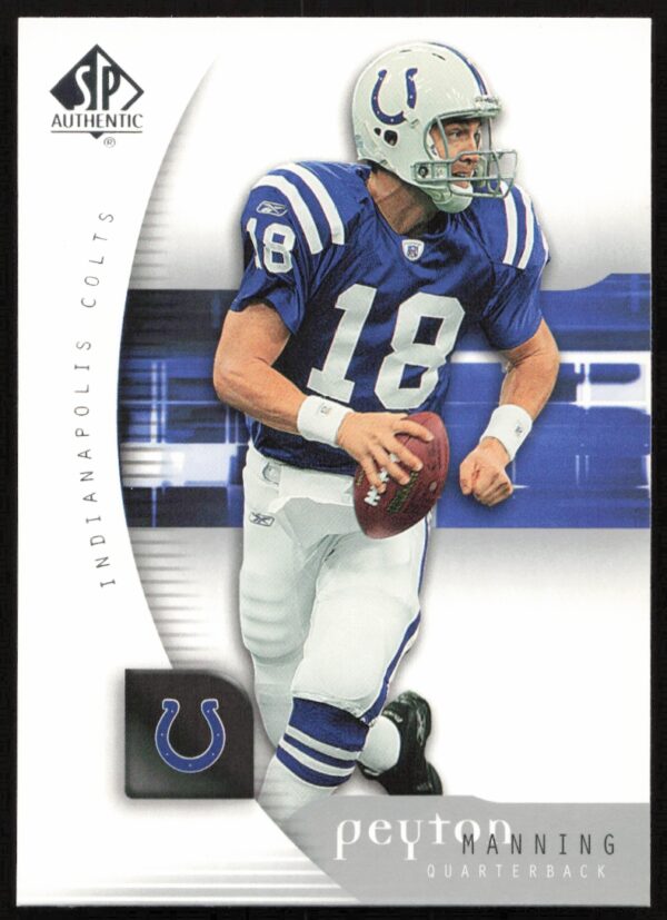 2005 Upper Deck SP Authentic Peyton Manning #36 (Front)