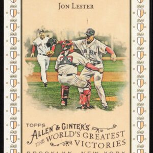 2008 Topps Allen & Ginter Jon Lester World's Greatest Victories #WGV5 (Front)