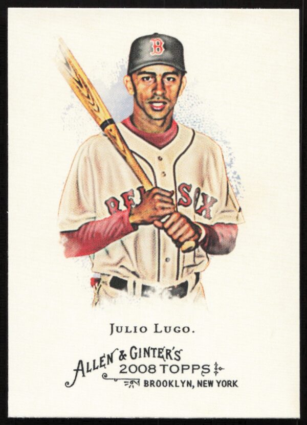 2008 Topps Allen & Ginter Julio Lugo #204 (Front)