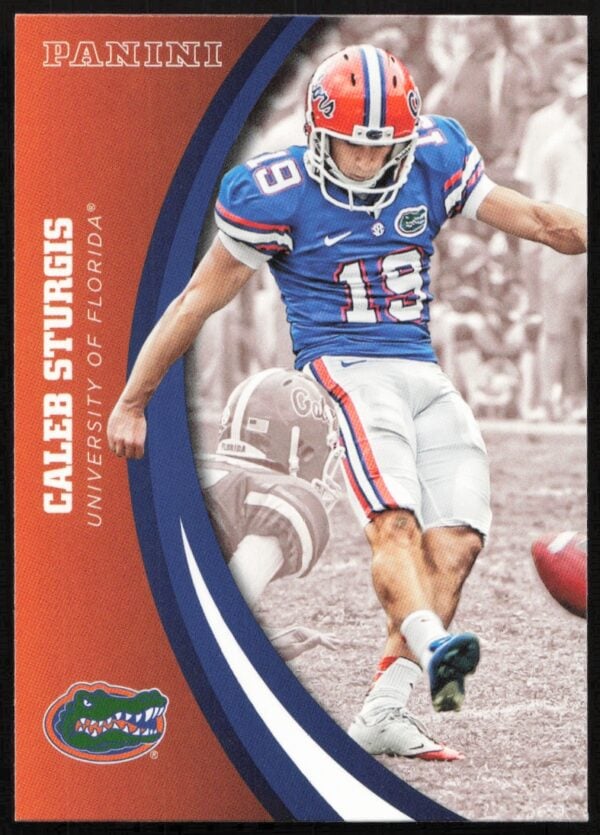 2015 Panini Florida Gators Caleb Sturgis #74 (Front)