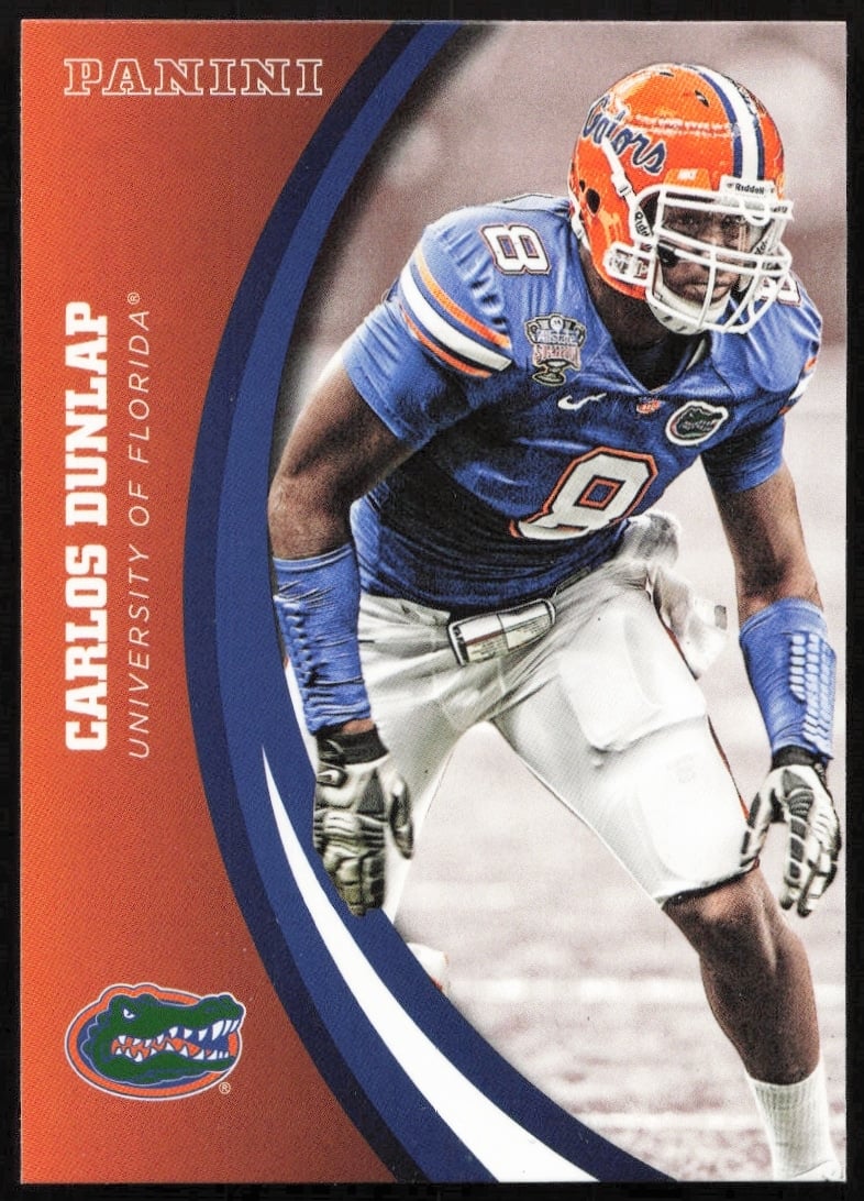 2015 Panini Florida Gators Carlos Dunlar #76 (Front)