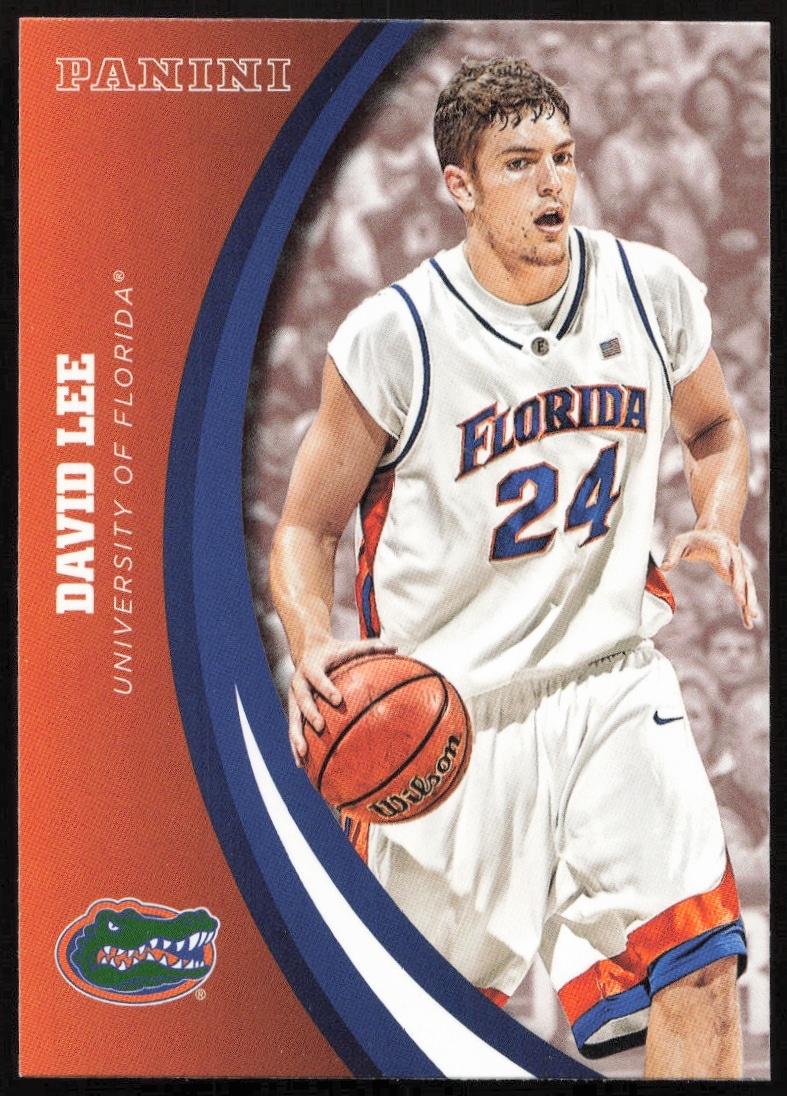 2015 Panini Florida Gators David Lee #14 (Front)