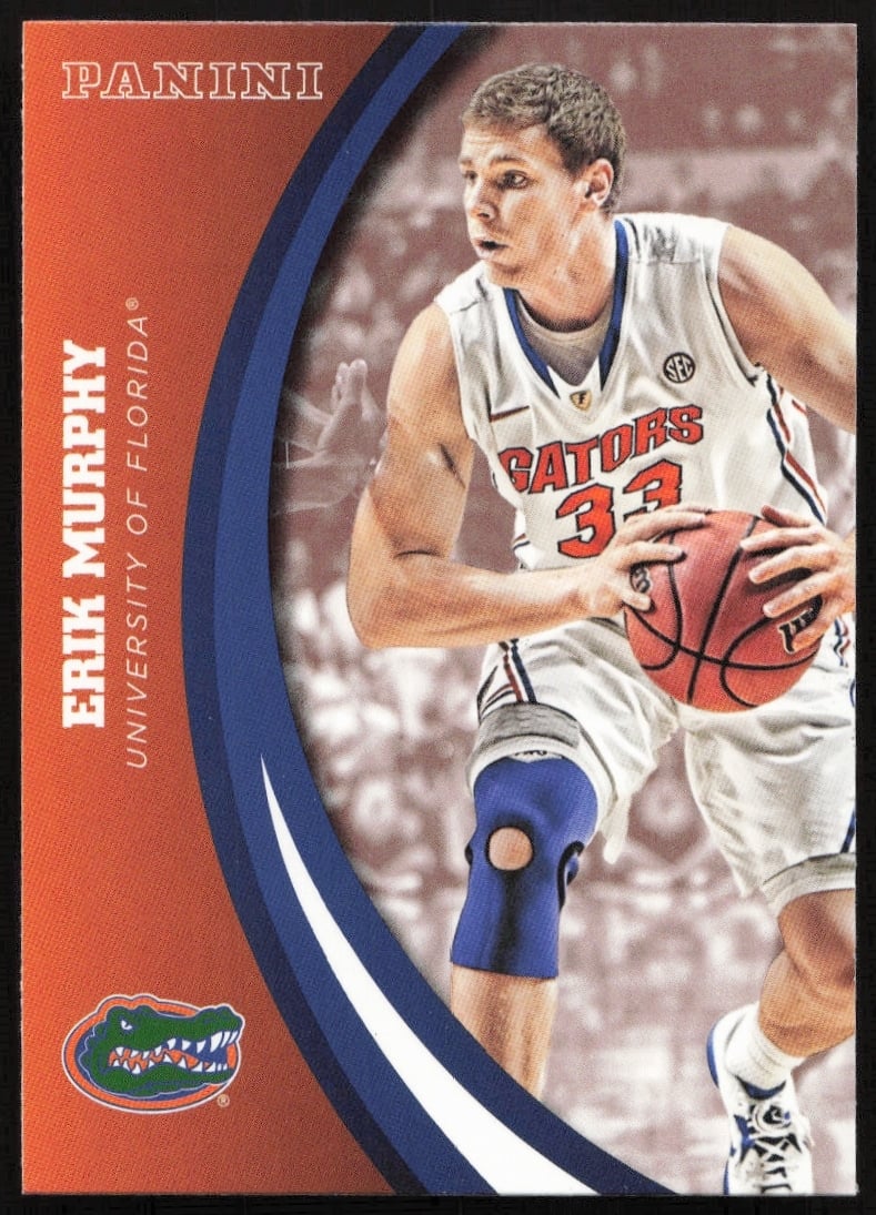 2015 Panini Florida Gators Erik Murphy #20 (Front)