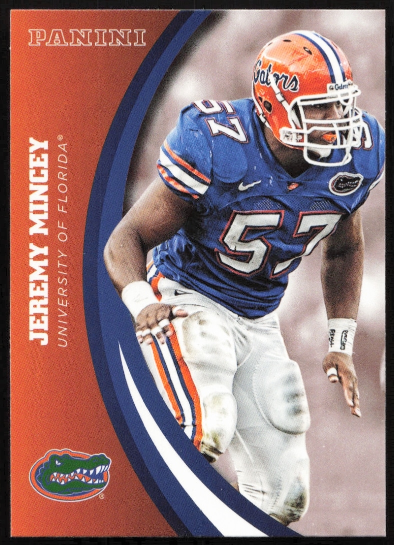 2015 Panini Florida Gators Jeremy Mincey #26 (Front)