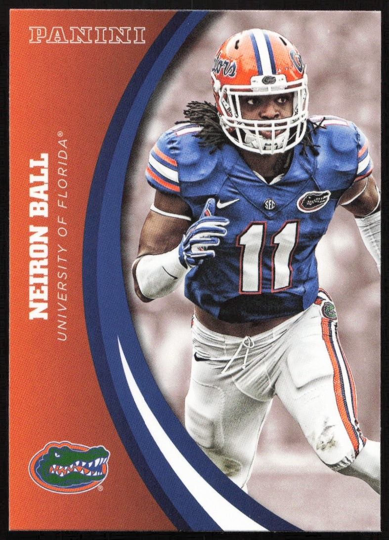 2015 Panini Florida Gators Neiron Ball #51 (Front)