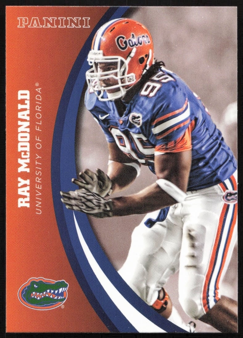 2015 Panini Florida Gators Ray McDonald #53 (Front)