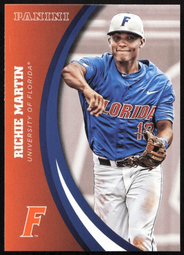 2015 Panini Florida Gators Richie Martin #80 (Front)