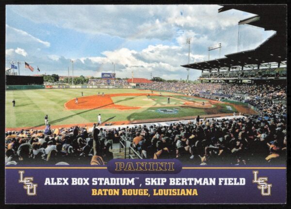 2015 Panini LSU Tigers Alex Box Stadium - Skip Bertman Field #8 (Front)