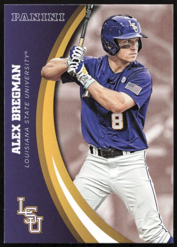 2015 Panini LSU Tigers Alex Bregman #71 (Front)