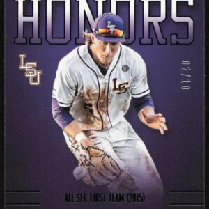 2015 Panini LSU Tigers Andrew Stevenson Honors #AS-LSU (/10) (Front)