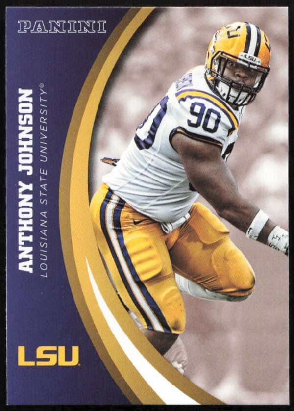 2015 Panini LSU Tigers Anthony Johnson #51 (Front)