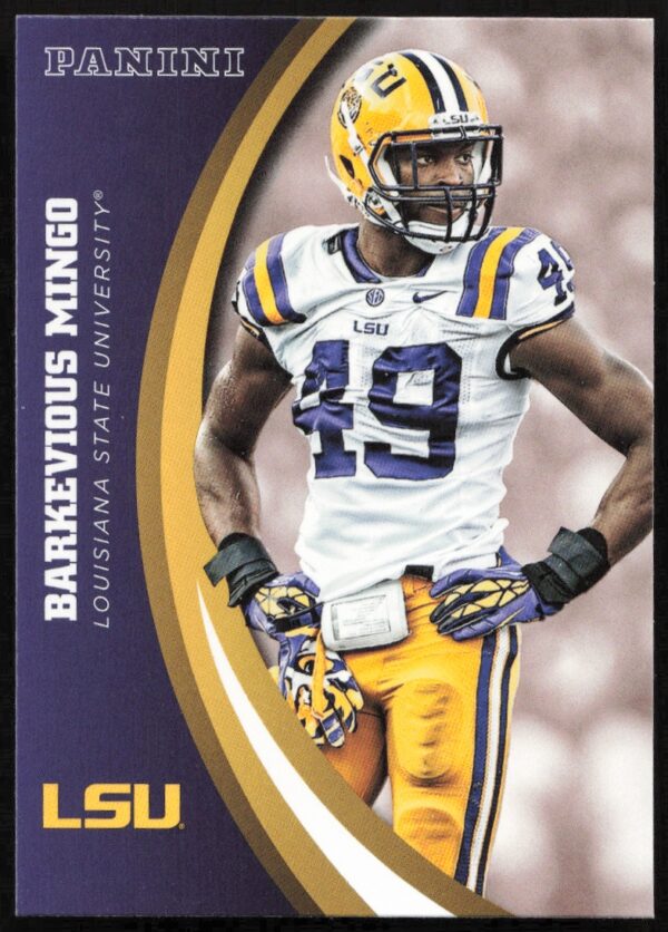 2015 Panini LSU Tigers Barkevious Mingo #56 (Front)