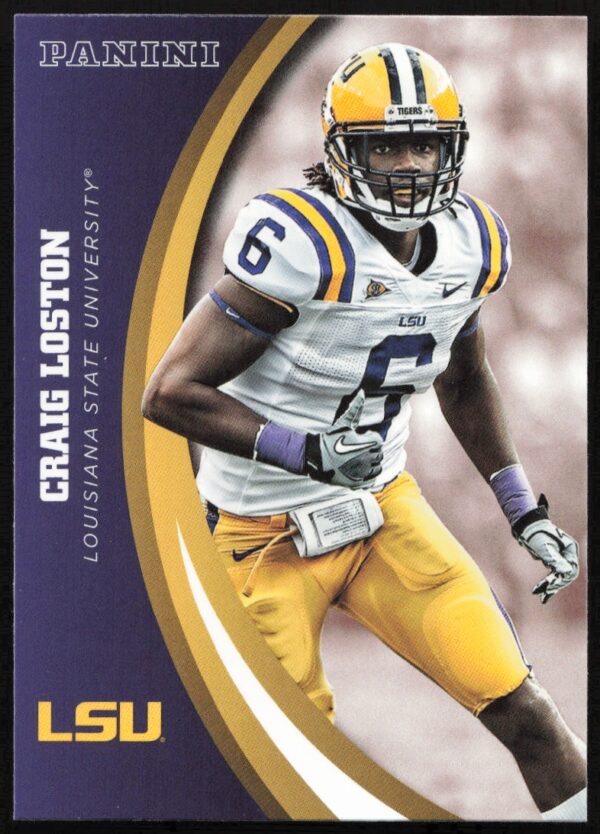 2015 Panini LSU Tigers Craig Loston #12 (Front)