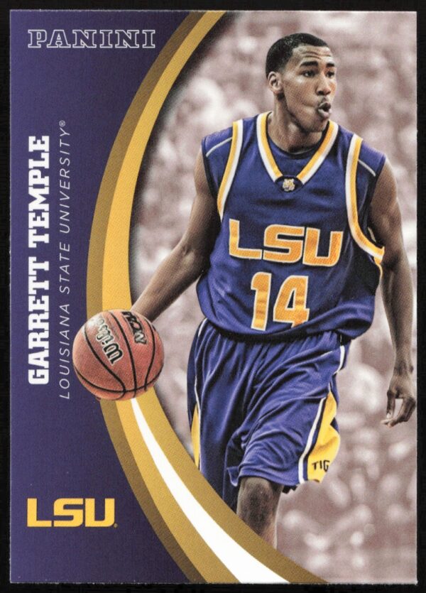 2015 Panini LSU Tigers Garrett Temple #16 (Front)