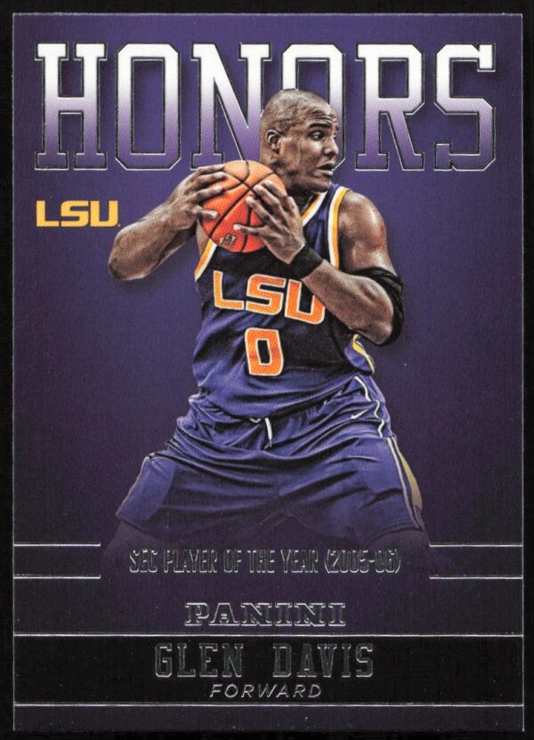 2015 Panini LSU Tigers Glen Davis Honors #GD-LSU (Front)