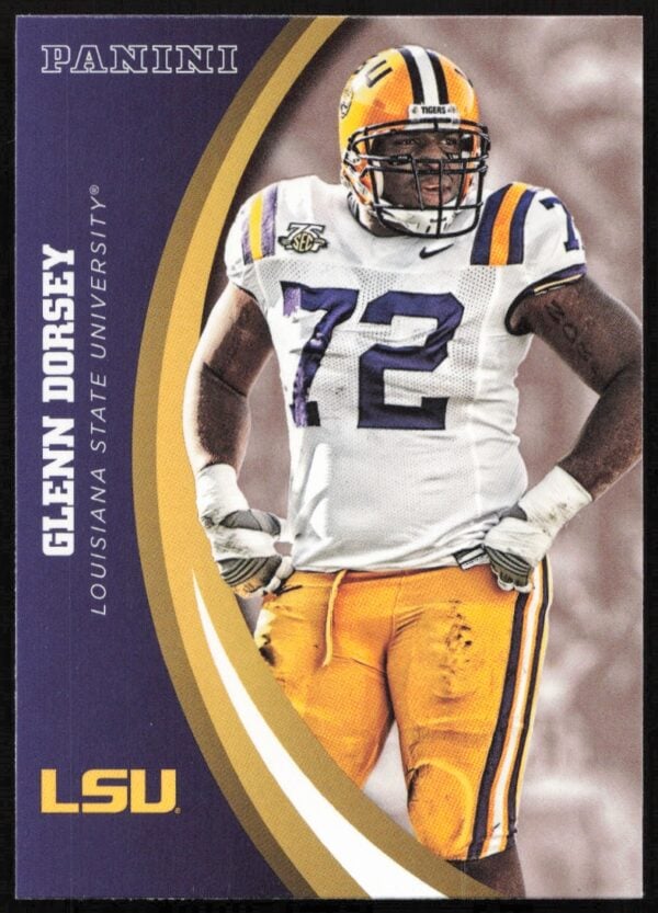 2015 Panini LSU Tigers Glenn Dorsey #23 (Front)