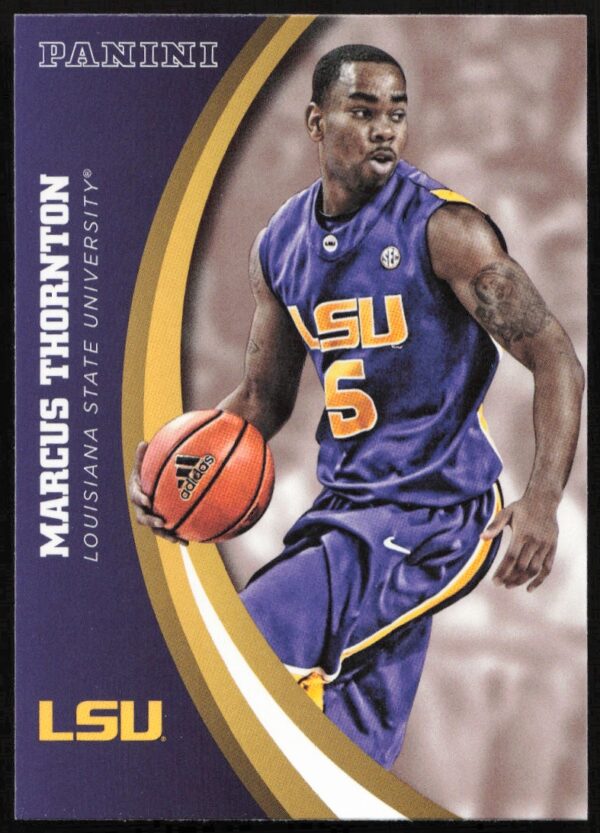 2015 Panini LSU Tigers Glenn Dorsey #28 (Front)