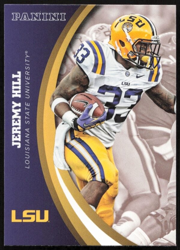 2015 Panini LSU Tigers Jeremy Hill #30 (Front)