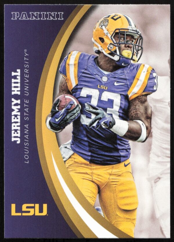 2015 Panini LSU Tigers Jeremy Hill #74 (Front)