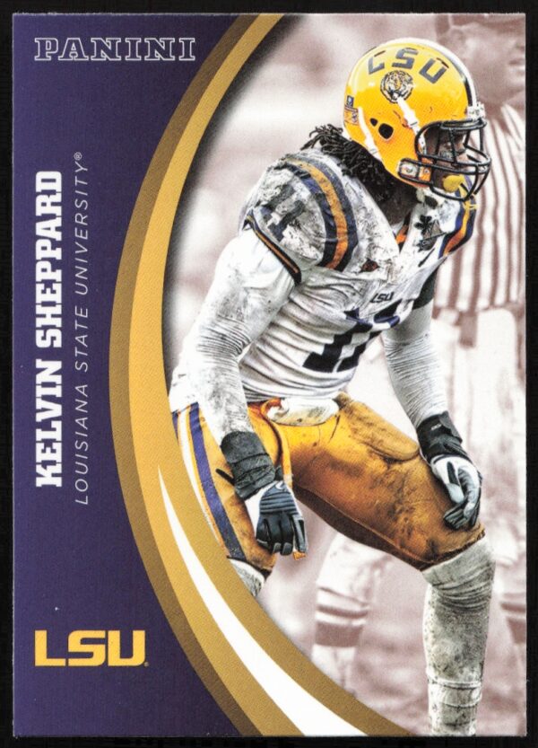 2015 Panini LSU Tigers Kelvin Sheppard #34 (Front)