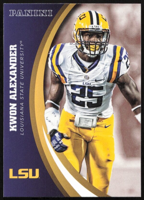 2015 Panini LSU Tigers Kwon Alexander #37 (Front)