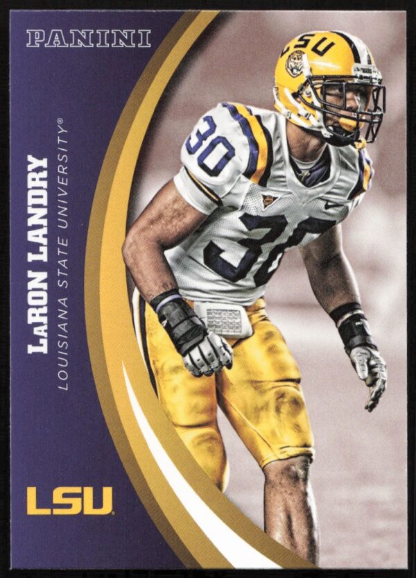 2015 Panini LSU Tigers LaRon Landry #41 (Front)